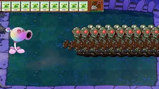 99  Pea Hypno shroom vs 99 Gargantuar - Plants vs Zombies Hack