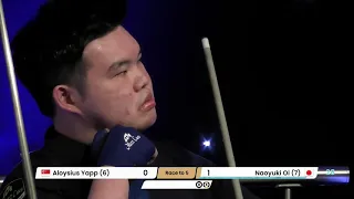 Aloysius Yapp vs Naoyuki Oi | 2022 Premier League Pool | Day 3