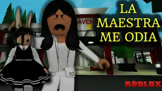 MI NUEVA MAESTRA ME ODIA😭|HISTORIA EN BROOKHAVEN|ROBLOX