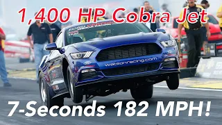 1,400 HP Ford Mustang Runs 7s at 180 mph - Inside Look at the Watson Racing Cobra Jet