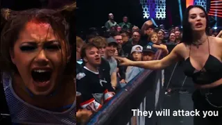 SKYE BLUE FACED SEXIST AND VULGAR COMMENTS FROM UNRULY FAN DURING ROH TAPING 😱😱