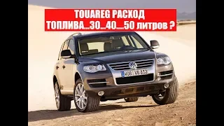 Volkswagen Touareg расход топлива дизель и бензин. Механика и автомат