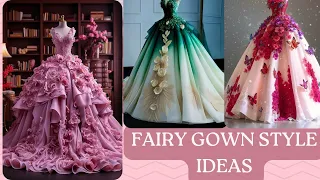 Fairy gown style ideas for women|western outfit|fairy ball gown style| women wearing|trending dress