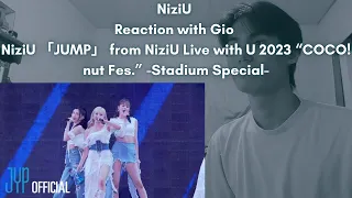 NiziU Reaction with Gio NiziU 「JUMP」 from NiziU Live with U 2023 “COCO! nut Fes.” -Stadium Special-