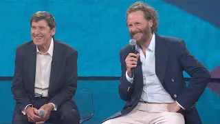 Lorenzo Jovanotti e Gianni Morandi cantano "Evviva!" - Che Tempo Che Fa 23/04/2023