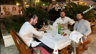 Last night Can Yaman with his friends at restaurant💥