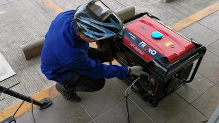 Pruebas de generador con soldadora inverter