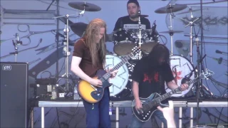 Carcass - Cadaver Pouch Conveyor System & Captive Bolt Pistol Live @ Sweden Rock Festival 2017