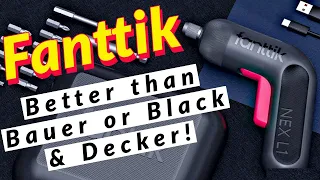 Fanttik Cordless Screwdriver much Better than Harbor Freight Bauer or Black & Decker!