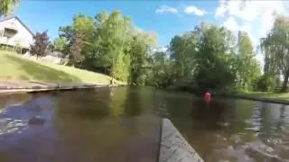 2016 AuSable Canoe Marathon New Sprint Course Test Run (60fps)