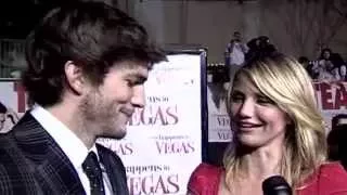 What Happens in Vegas: Cameron Diaz & Ashton Kutcher Interviews | ScreenSlam