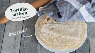 RECETTE | Tortillas de blé maison pour wraps, tacos, fajitas