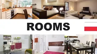 Angielskie słówka w obrazkach - Pomieszczenia w domu (Rooms)