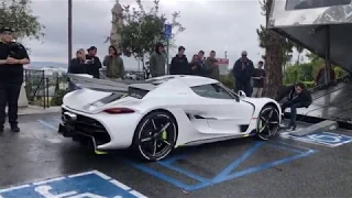 Koenigsegg Jesko lần đầu tiên xuất hiện tại California, Mỹ và siêu phẩm $1,000,000 của Aston Martin.