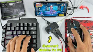 keyboard or mouse for mobile gaming unboxing and full tutorial 4 in 1 mobile game combo pack