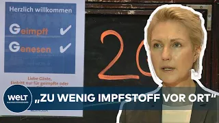 CORONA-KURS: Manuela Schwesig sieht Maßnahmen in M-V bestätigt – Kritik an Impfstoffversorgung