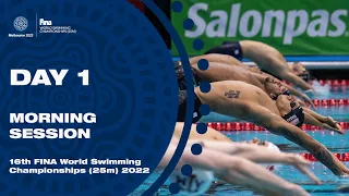 LIVE | FINA World Swimming Championships (25m) 2022 | Melbourne | Day 1 | Morning Session