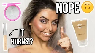 FULL FACE USING MAKEUP PRODUCTS I HATE! WHY AM I DOING THIS?!