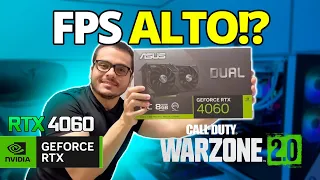 RTX 4060 RODANDO O WARZONE 2 - SERÁ QUE O FPS FICA ALTO