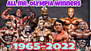 ALL MR. OLYMPIA WINNERS FROM 1965 - 2022