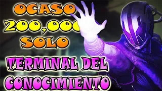 Conseguir los 200,000 puntos  , SOLO, Terminal del Conocimiento Destiny 2 Opulencia