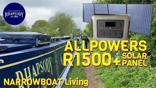 NARROWBOAT Living - Bonus vlog  - So what do YOU think? ALLPOWERS R1500 - Review