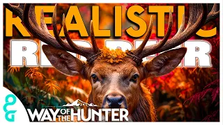 Realistic RED DEER Hunt, I THINK THE RABBITS ARE A CURSE | MATARIKI PARK | WAY OF THE HUNTER