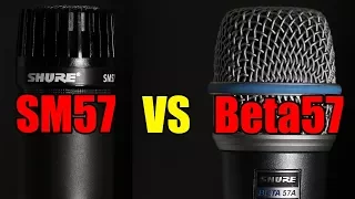 Shure Beta 57 vs Shure SM57 (acoustic guitar) (Pt. 1)