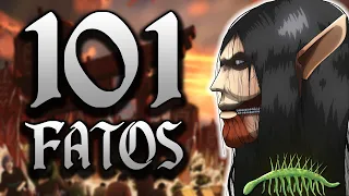 101 FATOS sobre SHINGEKI NO KYOJIN que você NÃO SABIA! (Attack on Titan) | Ultra Nerd