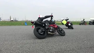 Practice makes perfect - SloMo - VStrom 650