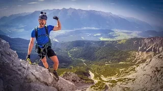 NICHTS FÜR HÖHENANGST! Adler D Klettersteig Alpen Tirol