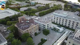 DRONE view of University of Manitoba-WINNIPEG MANITOBA CANADA