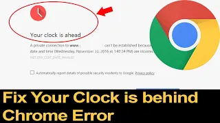 How to fix Your clock is behind Chrome browser error? NET::ERR_CERT_DATE_INVALID // Smart Enough