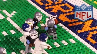 NFL Super Bowl 50: Carolina Panthers vs. Denver Broncos | Lego Game Highlights