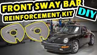 Thru Body Front Sway Bar Reinforcement Kit Installation for Porsche 911 Elephant Racing Suspension