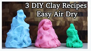 DIY Air Dry Clay Recipes (FAST and EASY)