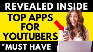 👉 TOP 10 APPS FOR YOUTUBERS -- Best Apps For YouTube Videos and YouTubers 2020 (Android and iPhone)