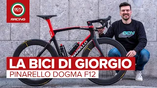 La Pinarello Dogma F12 di Giorgio Brambilla | Biciclette dei presentatori