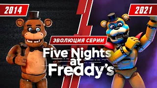 Эволюция серии FNaF (2014 - 2021)