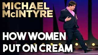 How Women Put On Cream