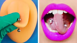 IMPRESIONANTES TRUCOS DE PIERCINGS Y TATUAJES PARA PERSONAS CREATIVAS