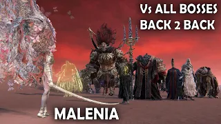 Malenia VS All Main Story Bosses Back to Back - Elden Ring