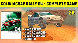 Colin McRae Rally 04 - Complete Game - 100% Walkthrough - No Commentary Longplay - 1440p