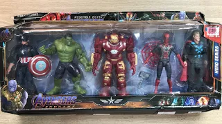 5 Minutes Satisfying With Unboxing Superhero Avengers Set 5 Pieces | ASMR | Hulk Only $100USD