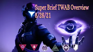 Void 3.0, Stasis Aspects and More From TWAB in Under 4 Minutes | Destiny 2