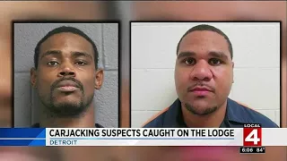 Carjacking suspects caught on the loose in Detroit
