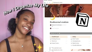 How I Organize My Life Using Notion | Notion Tour + Template