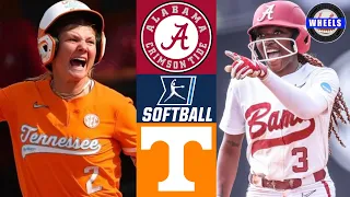 #14 Alabama vs #3 Tennessee (Exciting!) | Super Regionals Game 1 | 2024 College Softball Highlights