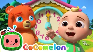 Hickory Dickory Dock with JJ! | CoComelon Animal Time | Animal Nursery Rhymes