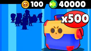 400K ABOS = 40000 GEMMES = 500 MÉGABOÎTES = mon PACK OPENING BRAWL STARS RECORD!